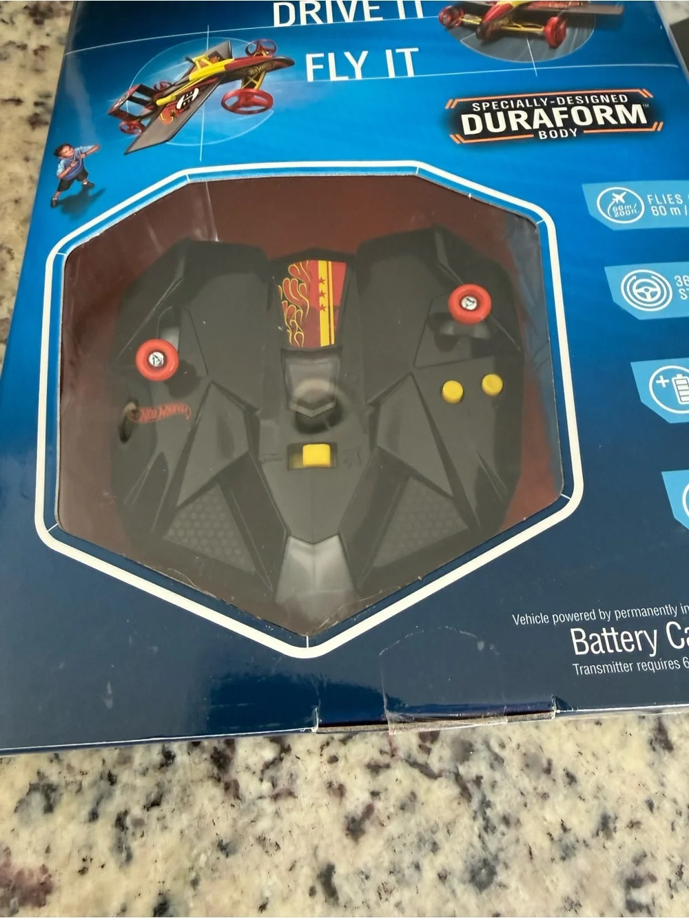 Title: 🔥 NEW Mattel Hot Wheels Street Hawk RC Flying Car Drone Sealed